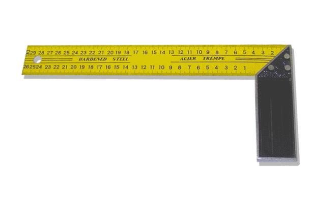 Угольник с алюминиевым основанием 25см // 888 15-3-250/3015325